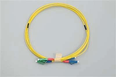 Patch kabel iz optičnih vlaken Lc apc na lc upc Duplex Yellow